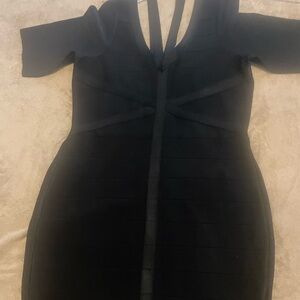 Ladies little black dress.